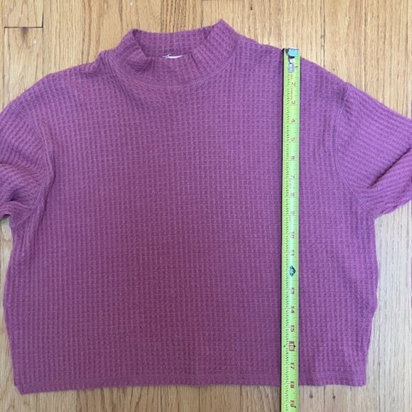 Project Social T dusty rose crop mock turtleneck size M - Picture 7 of 7